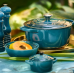 Кастрюля круглая 26 см Лазурь, стальная ручка, Le Creuset, 21177266422430, Чугун