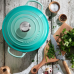 Кастрюля круглая 26 см Бирюза, стальная ручка, Le Creuset, 21177261702430, Чугун