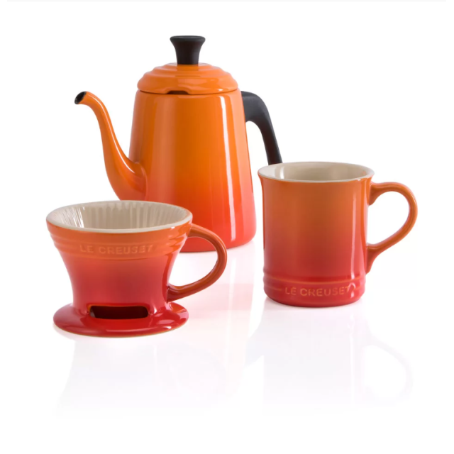 Чайник для пуровера 0,7 л Огненная лава, Le Creuset, 40110020900000, Эмалированная сталь