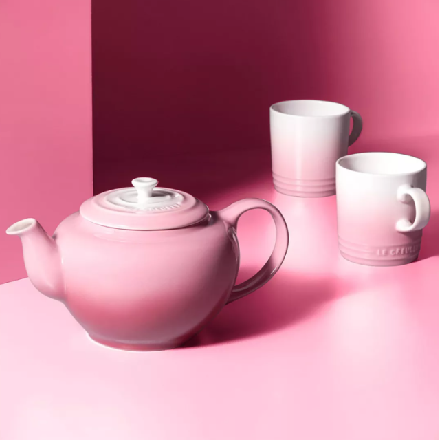 Чайник заварочный 1,3 л Омбре розовый, Le Creuset, БЕЗ Ситечка ,  60701137850103, Керамика