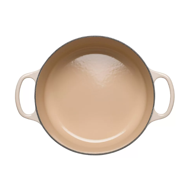 Кастрюля круглая 28 см Пальмовый, стальная ручка, Le Creuset, 21177284262430, Чугун