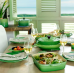 Кастрюля круглая 22 см Пальмовый, стальная ручка, Le Creuset, 21177224262430, Чугун