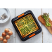 Форма рифлёная квадратная со съёмным дном 23х23 см., Le Creuset, 94103139001100, Углеродистая сталь
