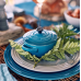 Тарелка 22 см. Омбре серый, Le Creuset, 60203227870050, Керамика