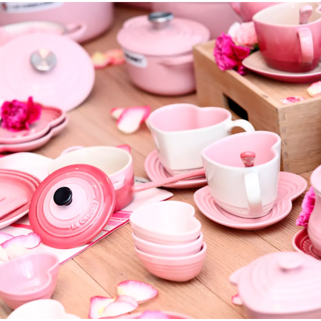 Тарелка 22 см Розовый, Le Creuset, 60203227880050, Керамика