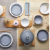 Тарелка 22 см Дымчатый серый, Le Creuset, 70203225410099, Керамика