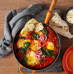 Сотейник с деревянной ручкой 28 см Signature, Огненная лава, LE CREUSET, 20259280900422, чугун