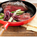 Сковорода с деревянной ручкой 24 см Signature, Вишня, LE CREUSET, 20258240600422, чугун
