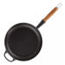 Сковорода с деревянной ручкой 28 см Чёрный , Le Creuset, 20058280000460, Чугун