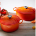 Утятница 27 см Огненная лава, стальная ручка , Le Creuset, 21178270902430, Чугун