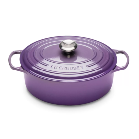 Кастрюля для ризотто 30 см Ультрафиолет, стальная ручка, Le Creuset, 21179307222430, Чугун