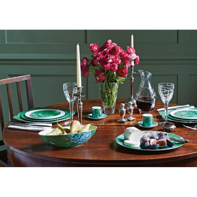 50132709554 Блюдце для эспрессо, "Jasper Conran", Chinoiserie Green, Wedgwood