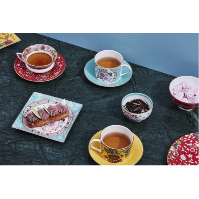 40031706 Чайная пара в подарочной упаковке желтая, "Wonderlust Teaware", Wedgwood
