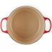 Кастрюля круглая 24 см Вишня, стальная ручка, Le Creuset, 21195240602430, Чугун