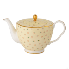 Чайник Полька, желтый Wedgwood, фарфор