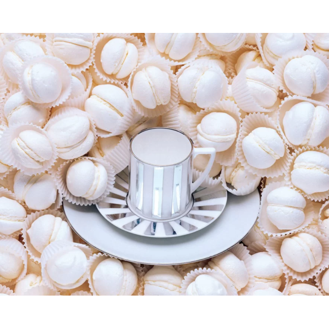 50161609645 Чайное блюдце в полоску, "Jasper Conran Platinum", Wedgwood
