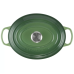Утятница 29 см, Зелёный бамбук, стальная ручка, LE CREUSET, 21178294082430, чугун