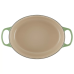 Утятница 29 см, Зелёный бамбук, стальная ручка, LE CREUSET, 21178294082430, чугун