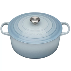 Кастрюля круглая 26 см Голубой, стальная ручка, Le Creuset, 21177264202430, Чугун