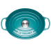 Утятница 27 см Бирюза, стальная ручка , Le Creuset, 21178271702430, Чугун
