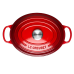 Утятница 31 см Вишня, стальная ручка , Le Creuset, 21178310602430, Чугун