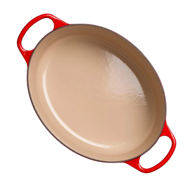 Утятница 31 см Вишня, стальная ручка , Le Creuset, 21178310602430, Чугун