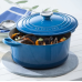 Кастрюля круглая 24 см Марсель, стальная ручка, Le Creuset, 21177242002430, Чугун