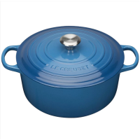 Кастрюля круглая 24 см Марсель, стальная ручка, Le Creuset, 21177242002430, Чугун