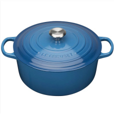 Кастрюля круглая 24 см Марсель, стальная ручка, Le Creuset, 21177242002430, Чугун