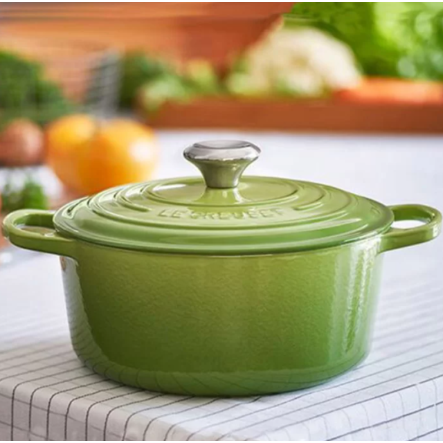 Кастрюля круглая 26 см Розмарин, фенольная ручка, Le Creuset, 25001266402461, Чугун