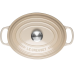 Утятница 27 см Песочный, стальная ручка, Le Creuset, 21178276802430, Чугун