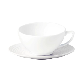 Чайная чашка с блюдцем, Jasper Conran Strata, Wedgwood, фарфор