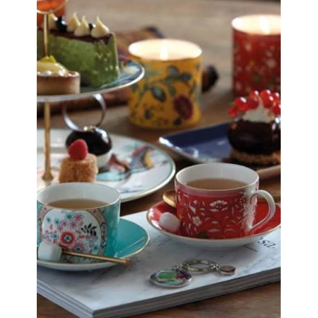40031706 Чайная пара в подарочной упаковке желтая, "Wonderlust Teaware", Wedgwood