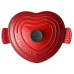 Кастрюля «Сердце» 20 см Вишня, Le Creuset, 25105020602460, Чугун
