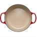 Кастрюля круглая 26 см Вишня, стальная ручка, Le Creuset, 21177260602430, Чугун