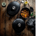 Кастрюля круглая 28 см Чёрный, стальная ручка, Le Creuset, 21177280000430, Чугун