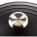 Кастрюля круглая 28 см Чёрный, стальная ручка, Le Creuset, 21177280000430, Чугун