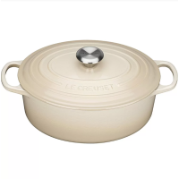 Утятница 31 см Песочный, стальная ручка, Le Creuset, 21178316802430, Чугун