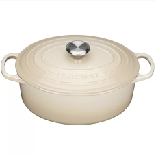 Утятница 31 см Песочный, стальная ручка, Le Creuset, 21178316802430, Чугун